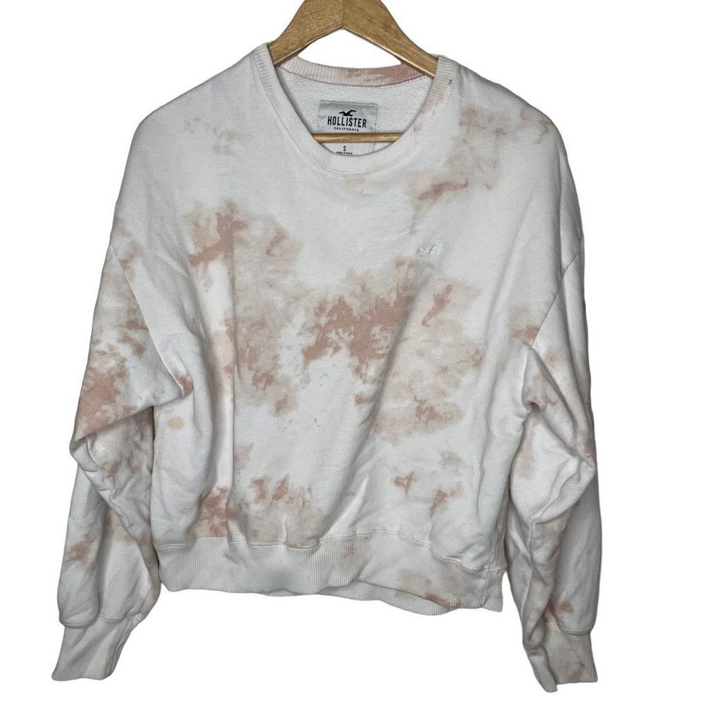 Hollister Tie Dye Pullover Crewneck Sweater‎